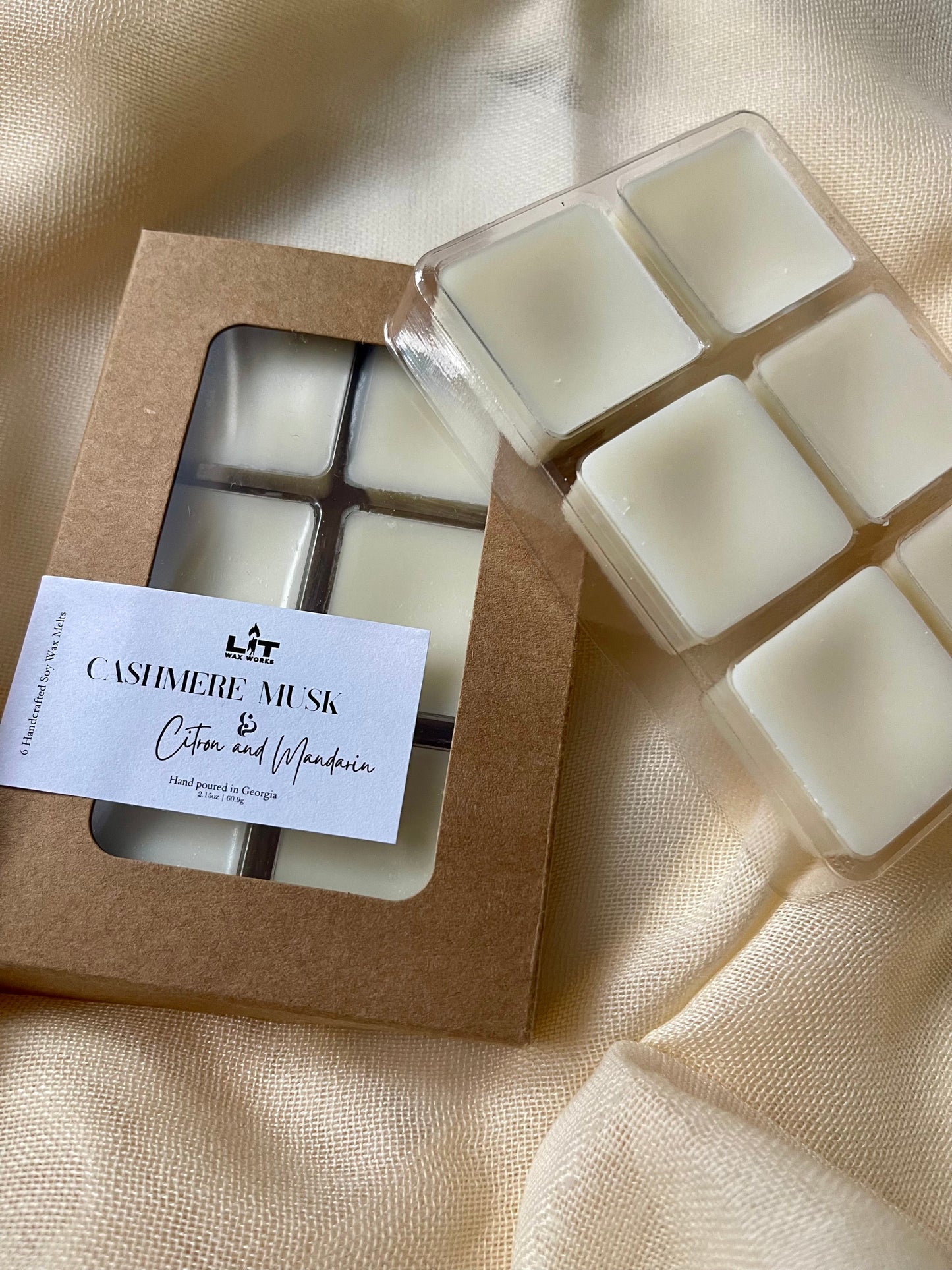 Cashmere Musk + Citron and Mandarin Wax Melts
