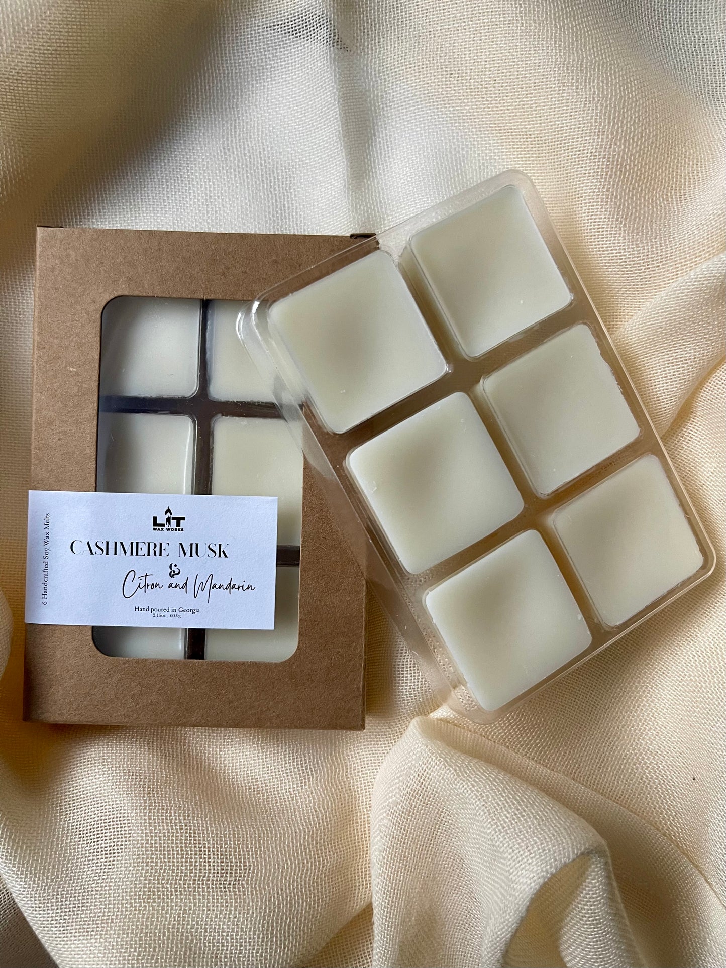 Cashmere Musk + Citron and Mandarin Wax Melts