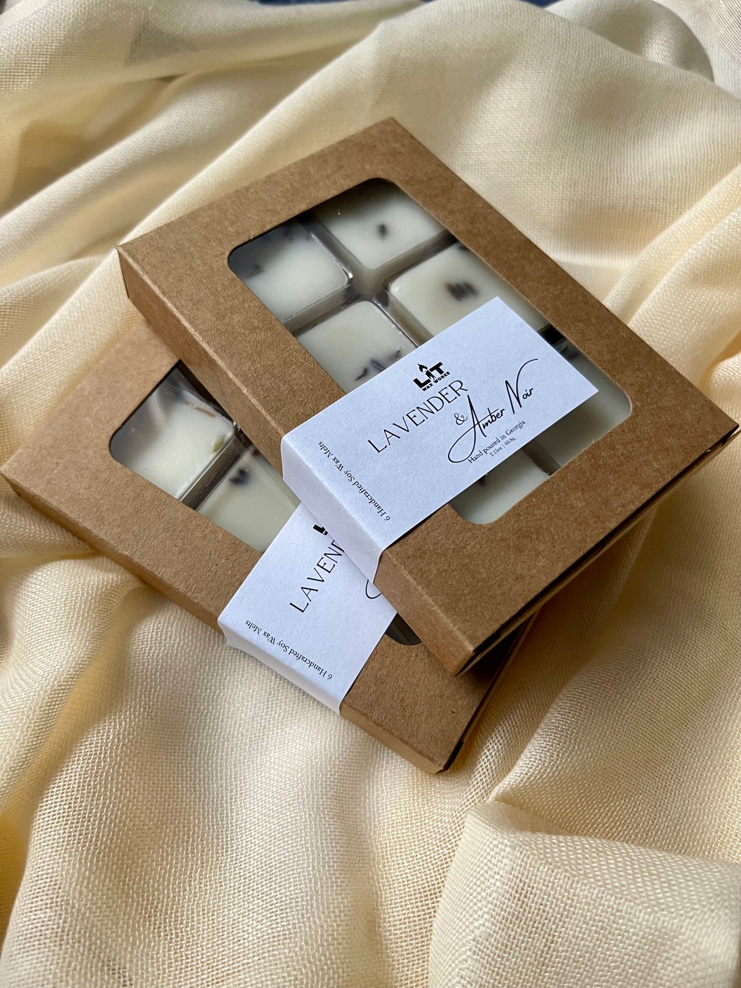Lavender + Amber Noir Wax Melts